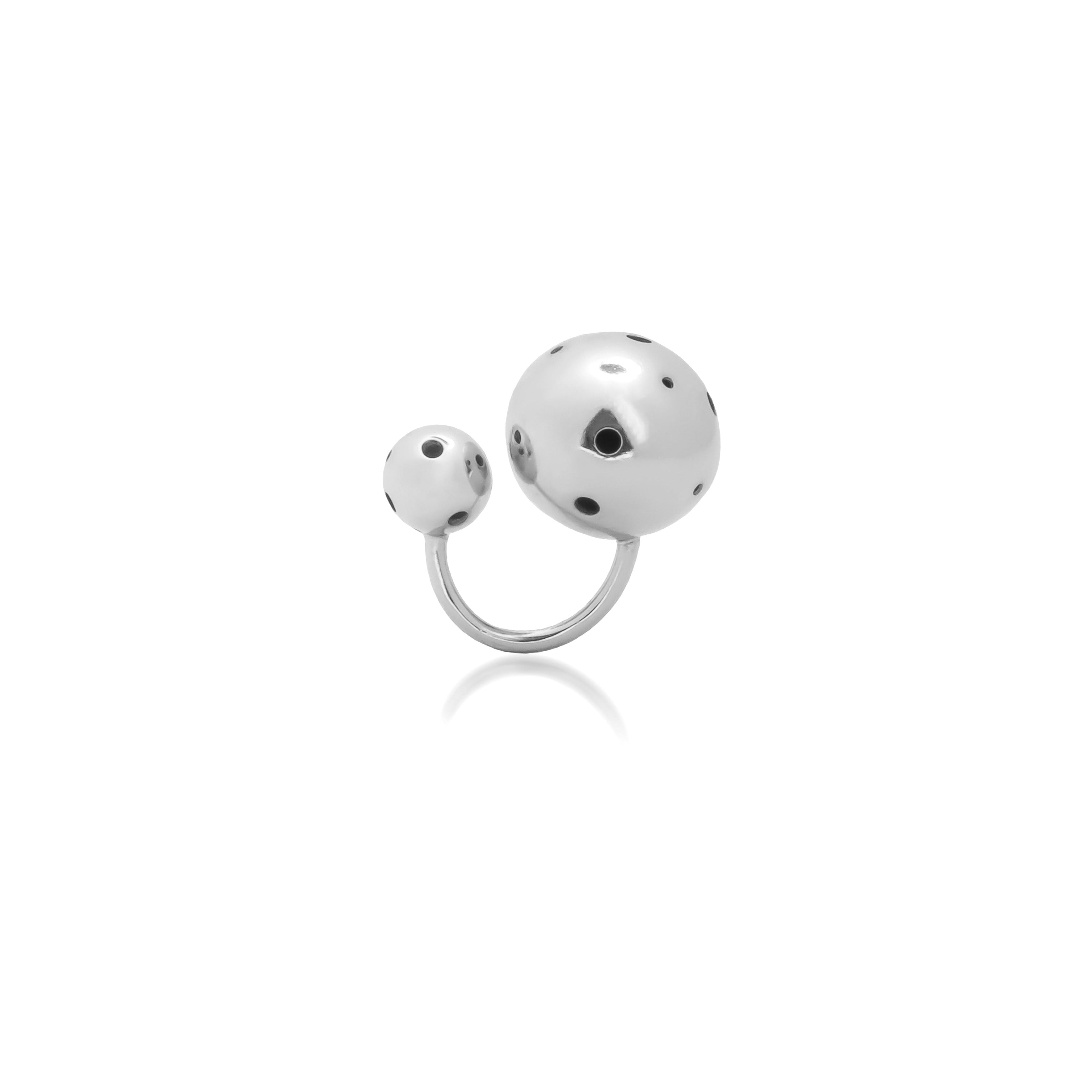 MEDIUM BUBBLE RING & EAR CUFF