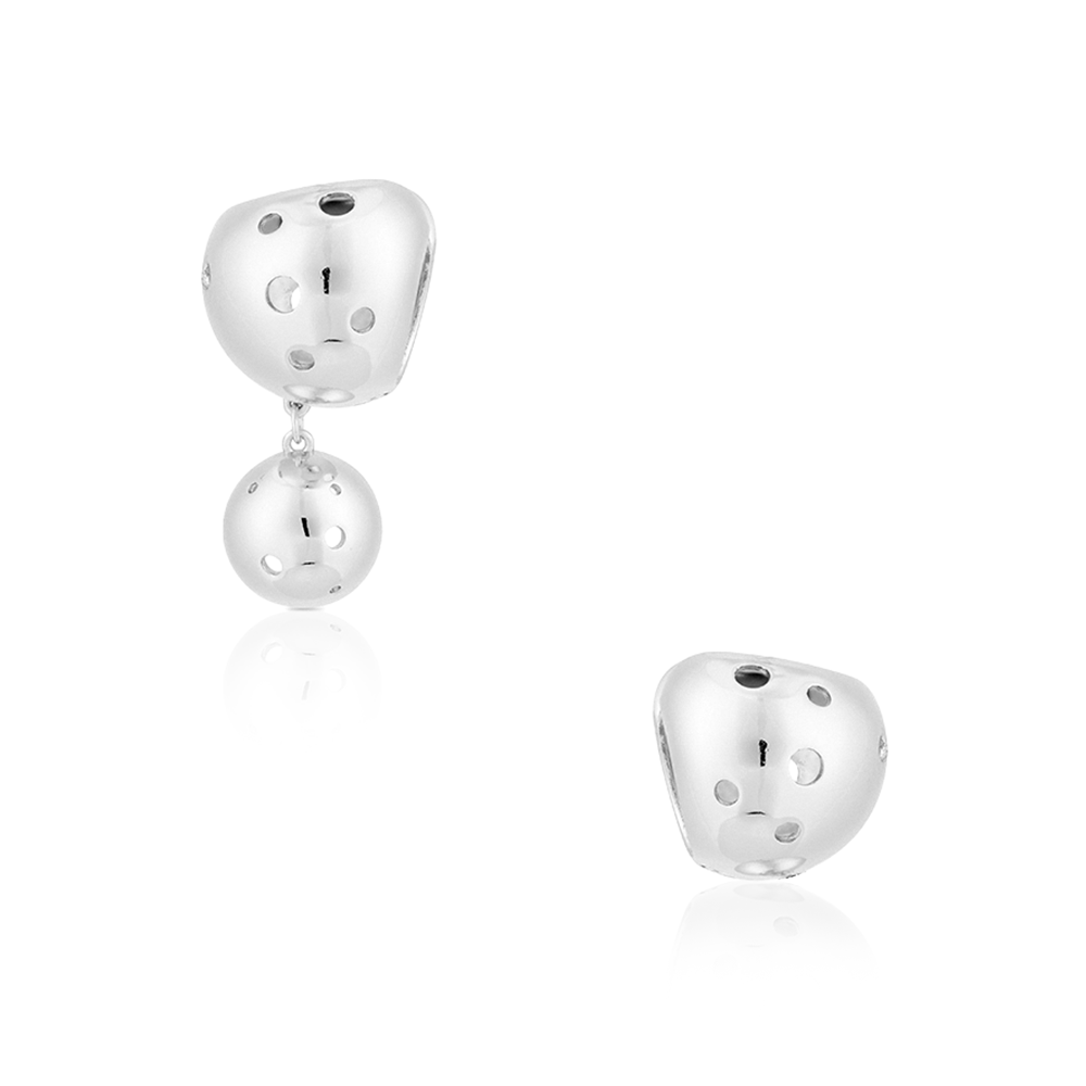 SET LORICA DOUBLE + NEO BIG EAR CUFF SILVER