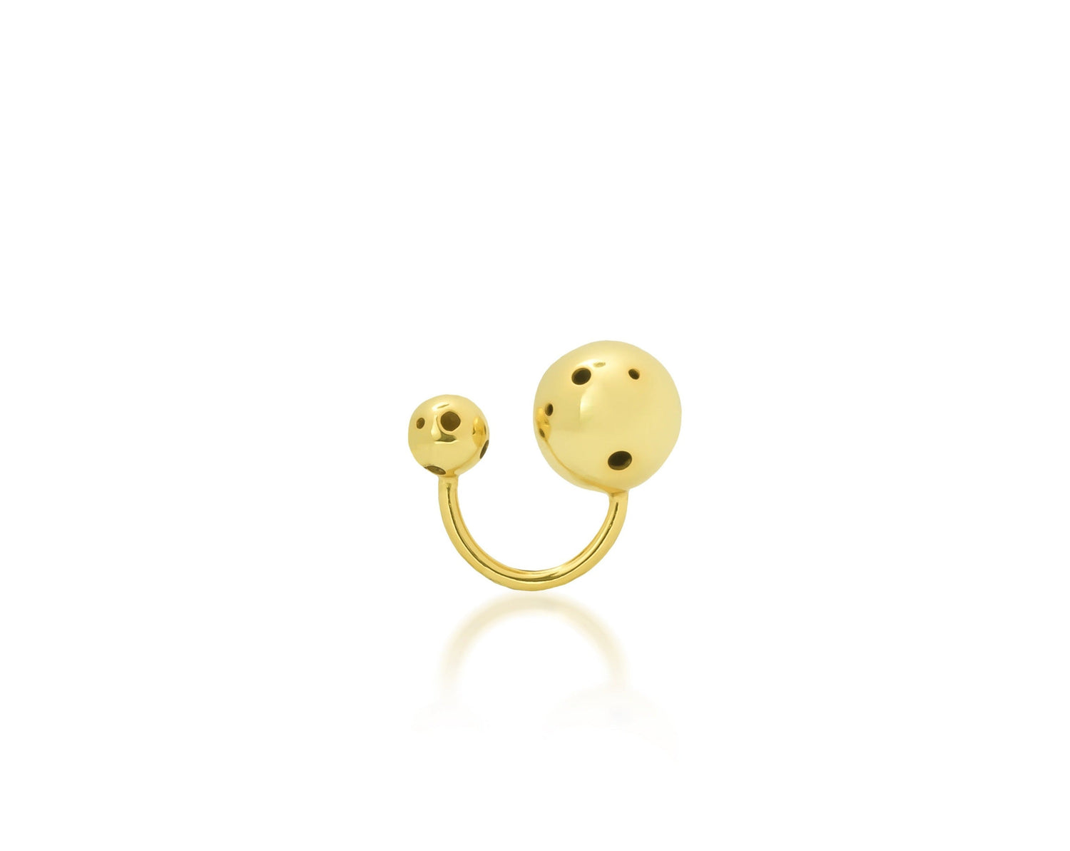 SMALL BUBBLE RING &amp; EAR CUFF